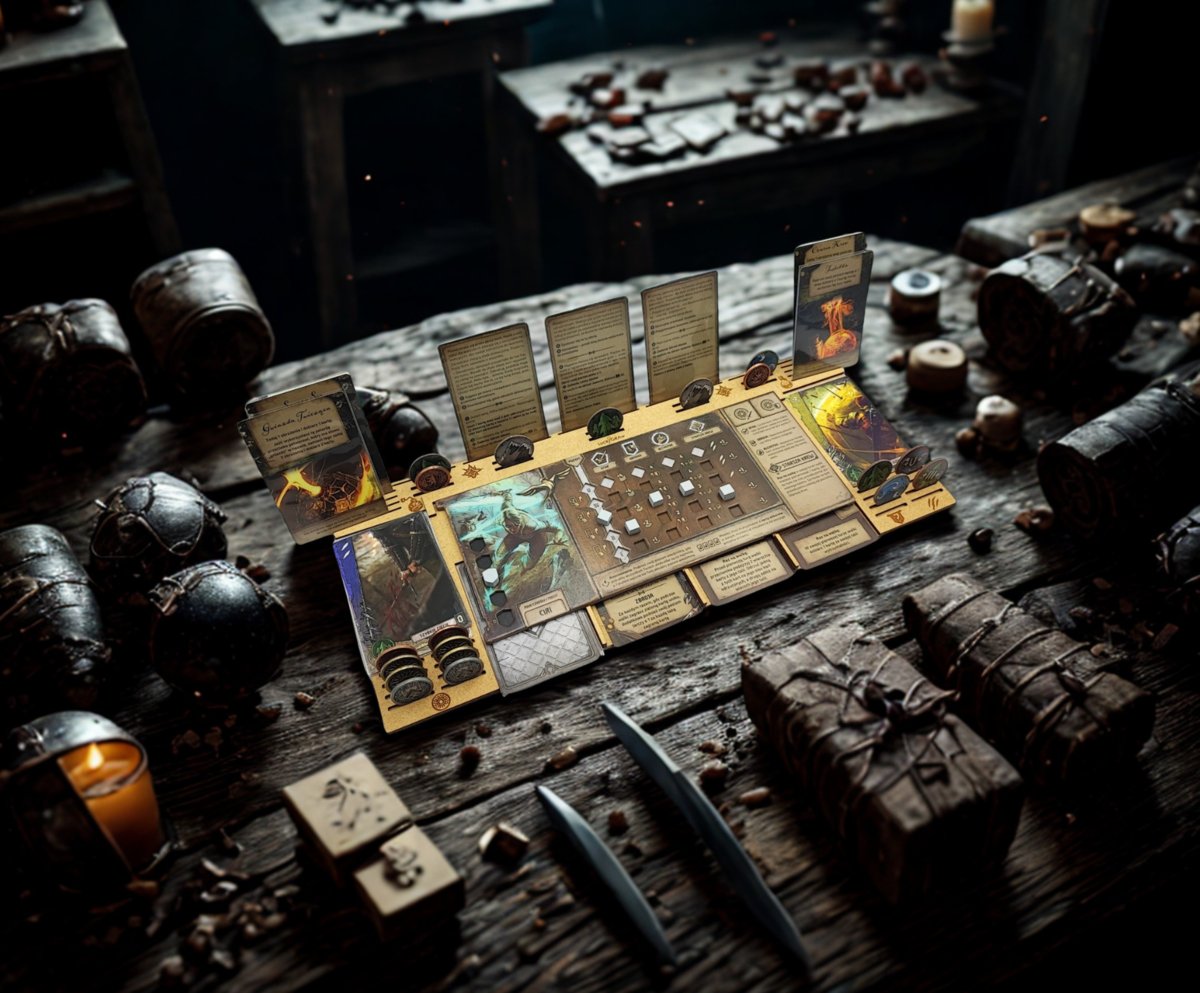 Planszetka do gry Wiedźmin Stary Świat (The Witcher Old World)