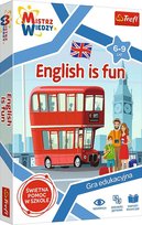 Planszowa gra edukacyjna Mistrz wiedzy English is fun, Trefl