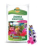 Planta ziemia do kwiatów balkonowych i ogrodowych ph 5,5-6,5 50L