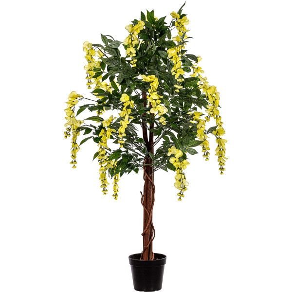 Inny producent Inny Producent Plantasia Sztuczne Drzewo 120 Cm Wisteria Żółta