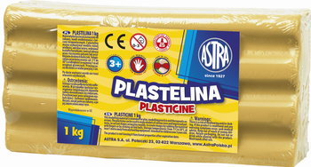 Plastelina Astra 1 kg brązowa jasna - Astra