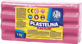 Plastelina Astra 1 kg różowa jasna - Astra