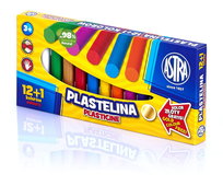 Plastelina Astra 13 kolorów - 12+1 kolor