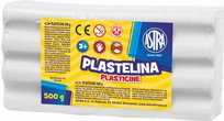 Plastelina Astra 500g biała