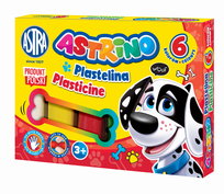 Plastelina Astrino 6 kolorów