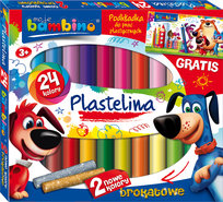 Plastelina Bambino, 24 kolory