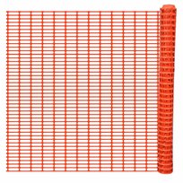 Plastikowa siatka ogrodzeniowa rabatowa do cięcia 50 m czerwona