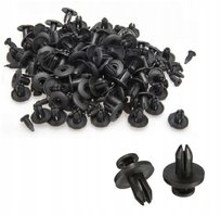 Plastikowe nity, kołki samochodowe 6mm - 60sztuk