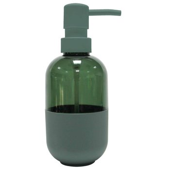 Plastikowy dozownik do mydła, khaki, 7 x 17,5 cm - U10