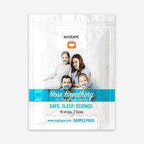 Plastry MyoTape dla Dorosłych Zestaw Testowy Zdrowy Sen Chrapanie, 18 szt.