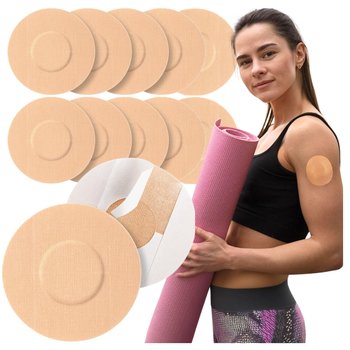 Plastry Ochronne Na Sensor Do Monitorowania Glikemii 7,5 Cm, 10 Szt. Revity - Inna marka