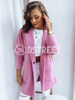 Płaszcz damski alpaka RITA II różowy Dstreet NY0586 - Inna marka