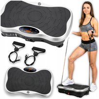 PLATFORMA WIBRACYJNA WYSZCZUPLAJĄCA Z LINKAMI FITNESS TRENING CAŁEGO CIAŁA
