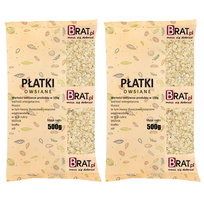 Płatki Owsiane 1Kg (2X500G) BRAT.pl