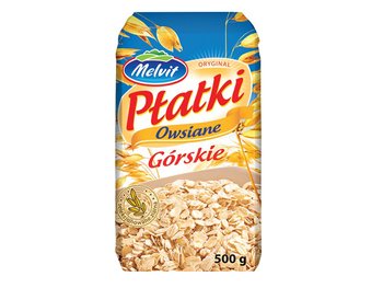 PŁATKI OWSIANE GÓRSKIE 500G MELVIT - Melvit