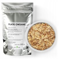 Płatki Owsiane Naturalne Zdrowe Śniadanie 500G