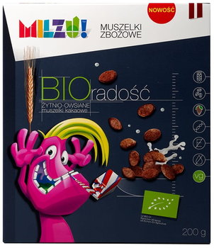 Płatki Śniadaniowe Radość BIO 200g - Milzu - Milzu