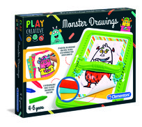 Play Creative, zestaw kreatywny Potworne rysunki, 15276