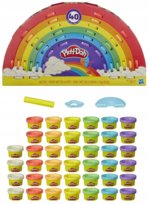 Play-Doh Ciastolina Tęcza 40 Tub E6016 Play-Doh