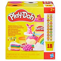 Play-Doh Ciastolina Tuby Zestaw Wyobraźnia 18 tub uzupełnienie Hasbro G0522