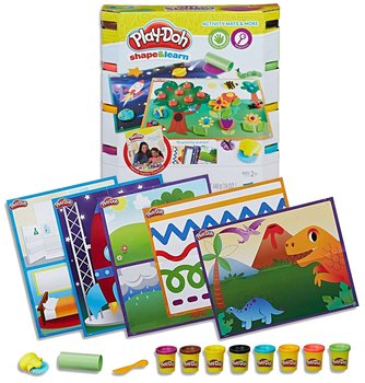 Play-Doh, ciastolina z zestawem plansz tematycznych i akcesoriami - Hasbro