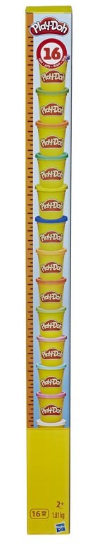 Zdjęcia - Kreatywność i rękodzieło Hasbro PLAY DOH CIASTOLINA zestaw 16 kolorowych tub 1,81 kg 