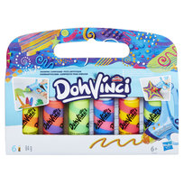 Play-Doh DohVinci, tuby uzupełniające, 6-pack mix, E0340/E0446