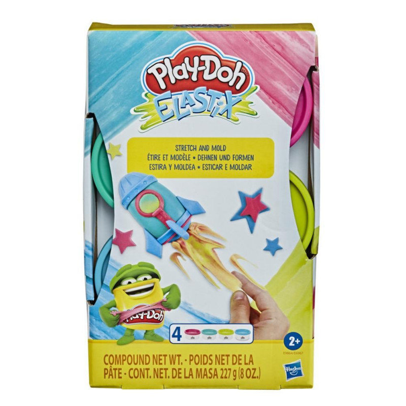 Zdjęcia - Kreatywność i rękodzieło Hasbro Play-Doh, zestaw mas plastycznych Elastix Bright 