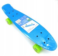 PLAYGROUND Deskorolka LED Fiszka niebieska