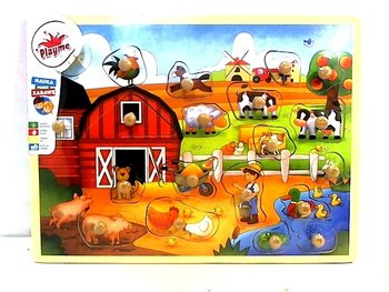 Playme Brimarex, układanka z pinezkami Farma - Playme Brimarex