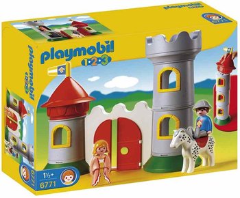 Playmobil 1.2.3, klocki Mój pierwszy zamek rycerski, 6771 - Playmobil