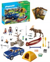 PLAYMOBIL 5669 Wyprawa na camping jeep namiot łoś