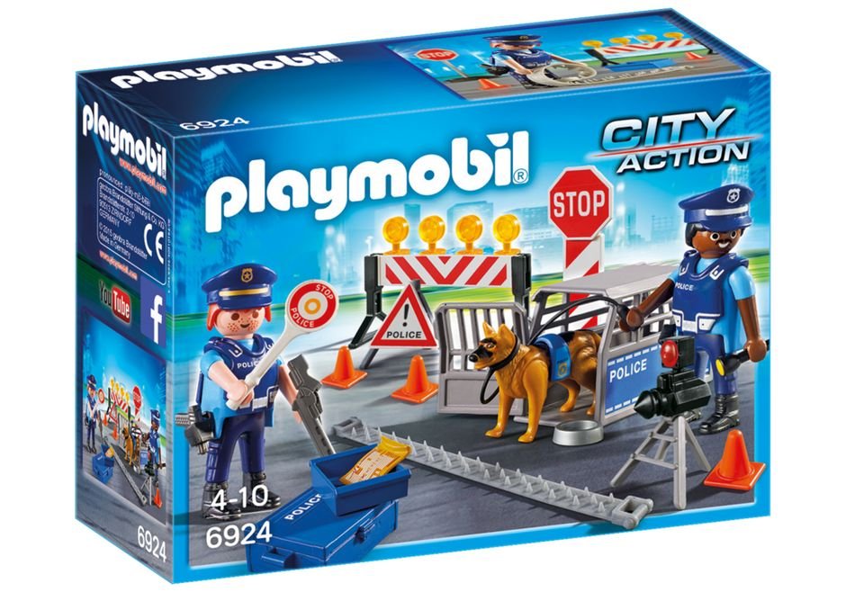 PLAYMOBIL, Blokada policyjna, 6924