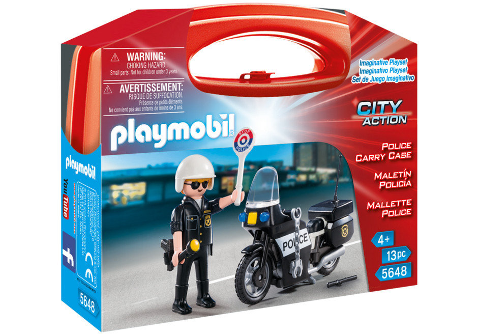 Playmobil City Action, klocki Skrzyneczka Policja, 5648