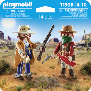 PLAYMOBIL,DuoPack Bandyta i szeryf,71508 - Playmobil