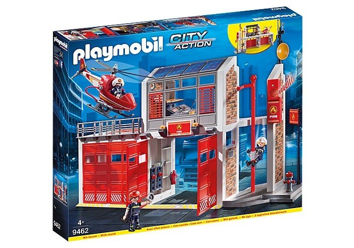 PLAYMOBIL, Duża remiza strażacka, 9462