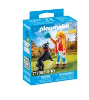 Playmobil, Dziewczynka z psem pasterskim 71738, klocki