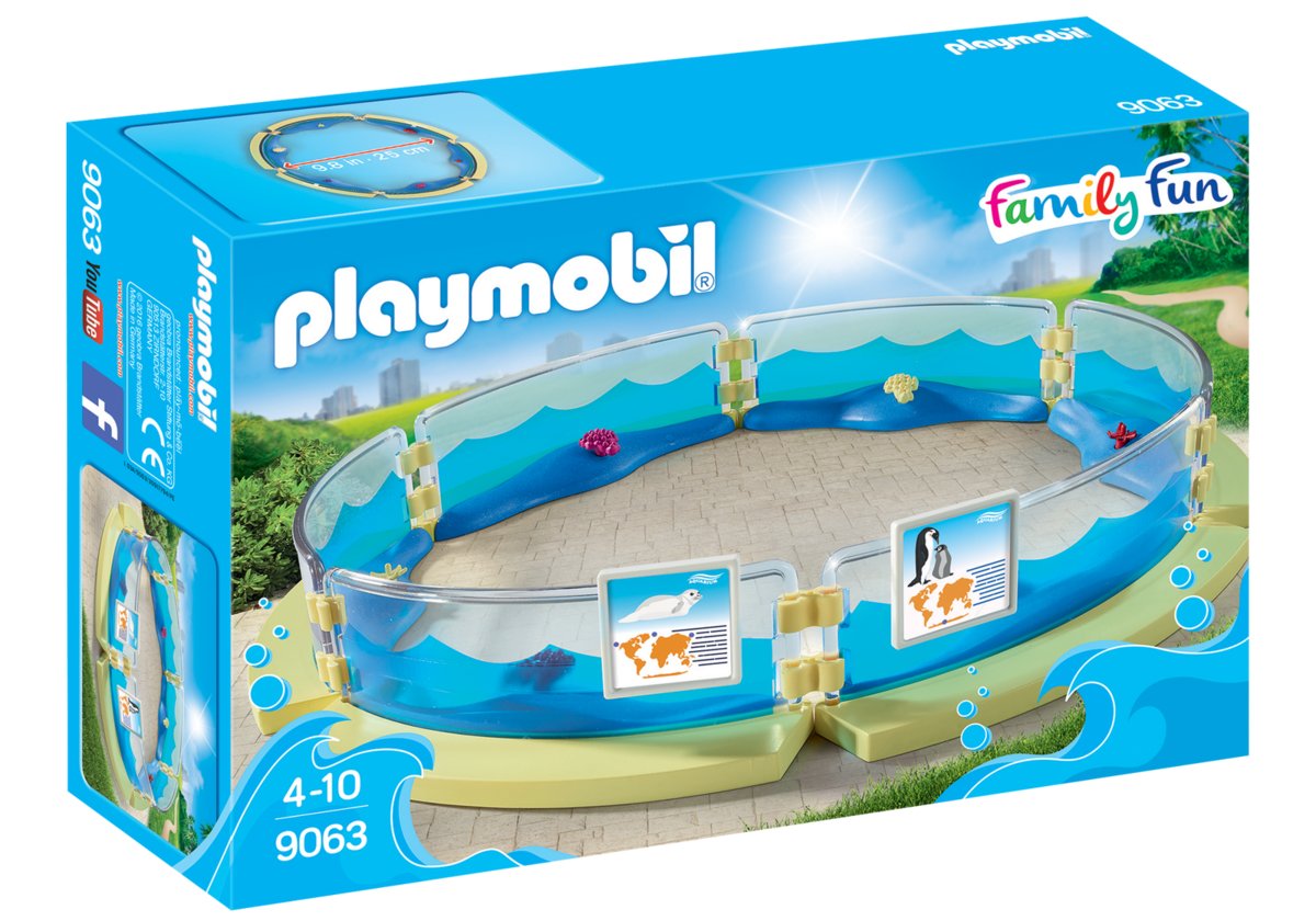 Playmobil Family Fun, klocki Basen dla fauny morskiej, 9063