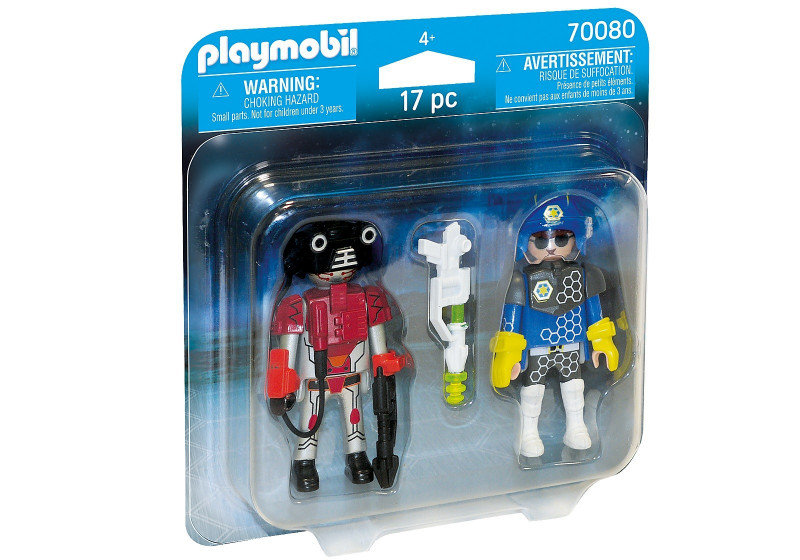 Zdjęcia - Klocki Playmobil , figurki policjanta i złodzieja 