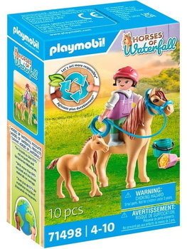 Playmobil Horse Of Waterfall 71498 Dziecko Z Kucykiem I Źrebakiem - Playmobil