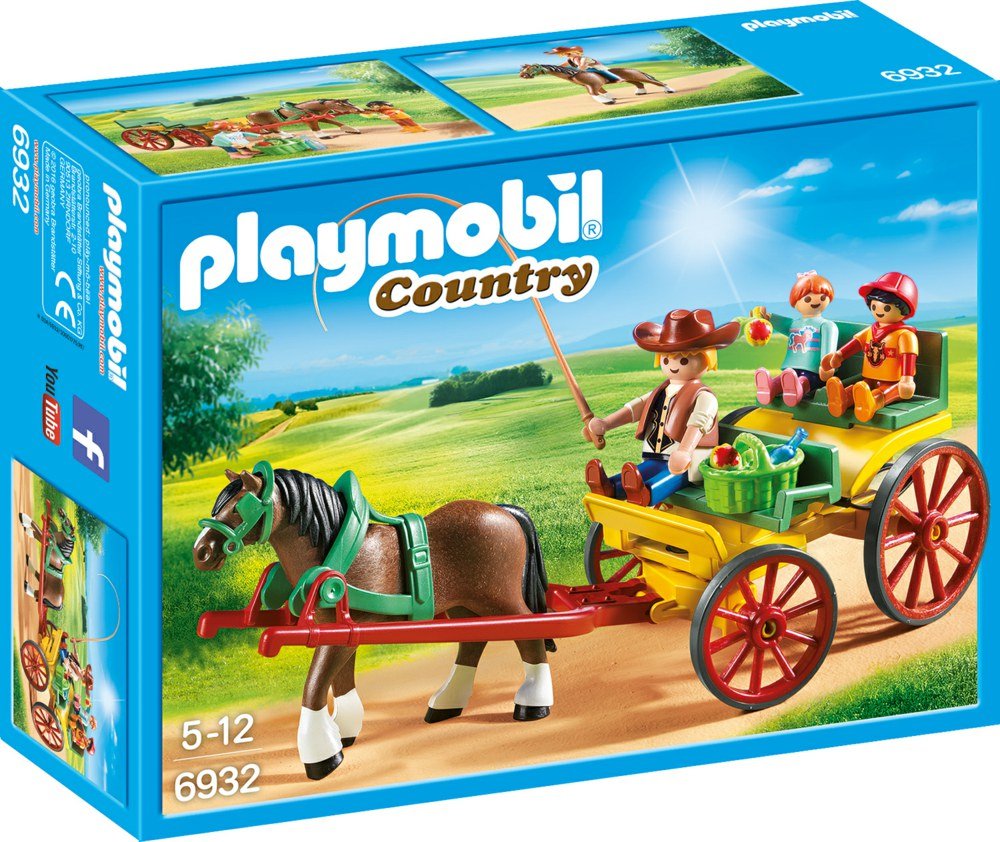 Playmobil, klocki Bryczka konna, 6932