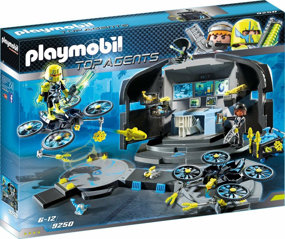Playmobil, klocki Centrum dowodzenia Dr. Drone a, 9250