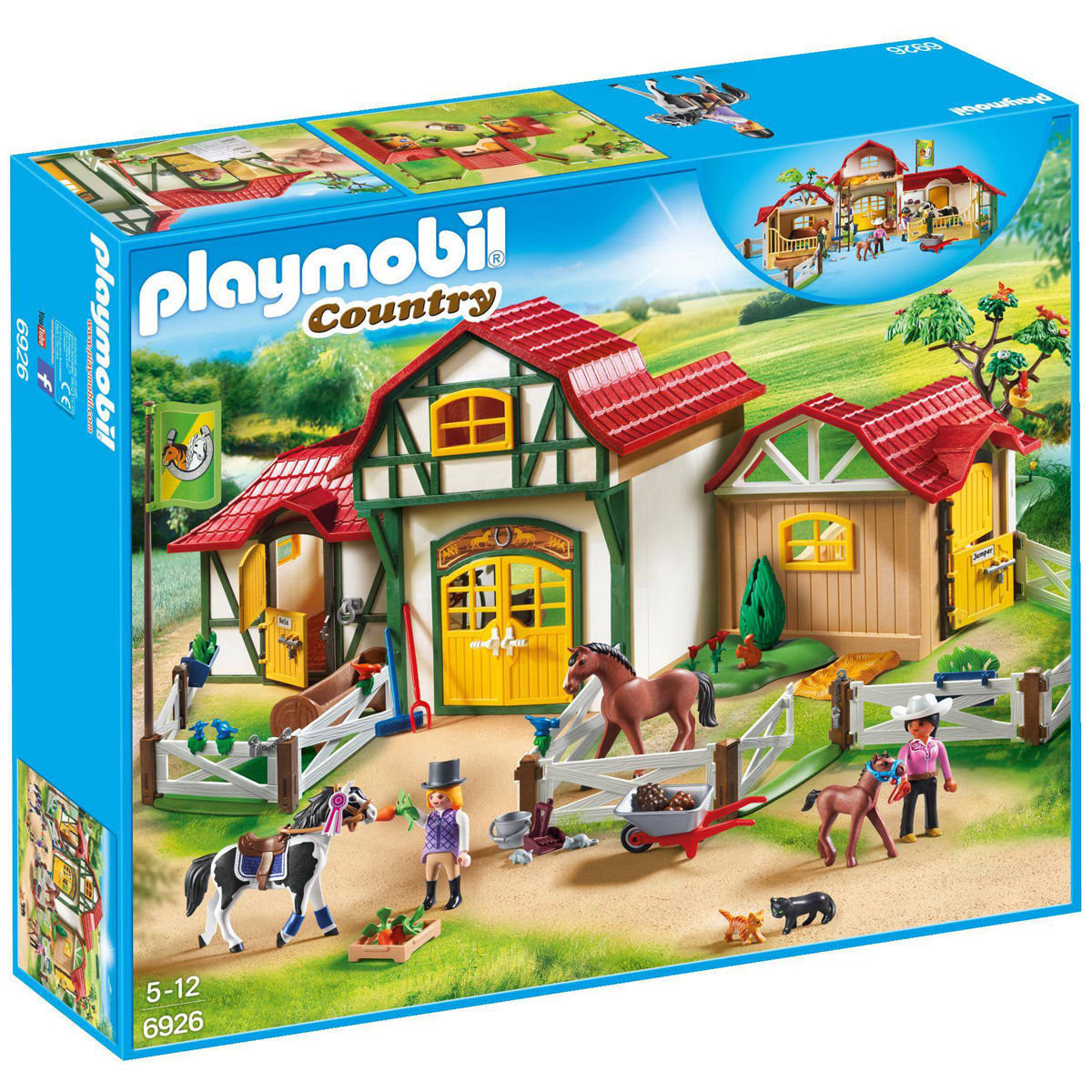 Playmobil, klocki Duża stadnina koni, 6926