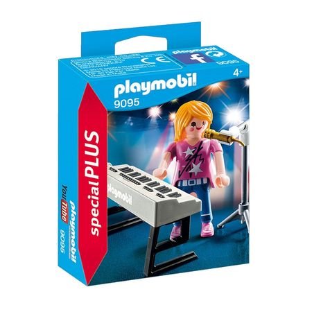 Playmobil, klocki Piosenkarka z keybordem, 9095