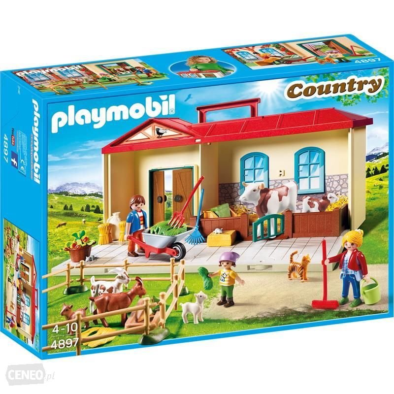 Playmobil, klocki Przenośne gospodarstwo rolne, 4897