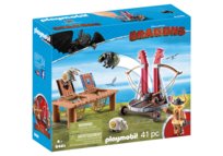 Playmobil, klocki Pyskacz Gbur z katapulta do owiec, 9461