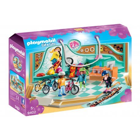 Playmobil, klocki Sklep rowerowy i skateboardowy, 9402