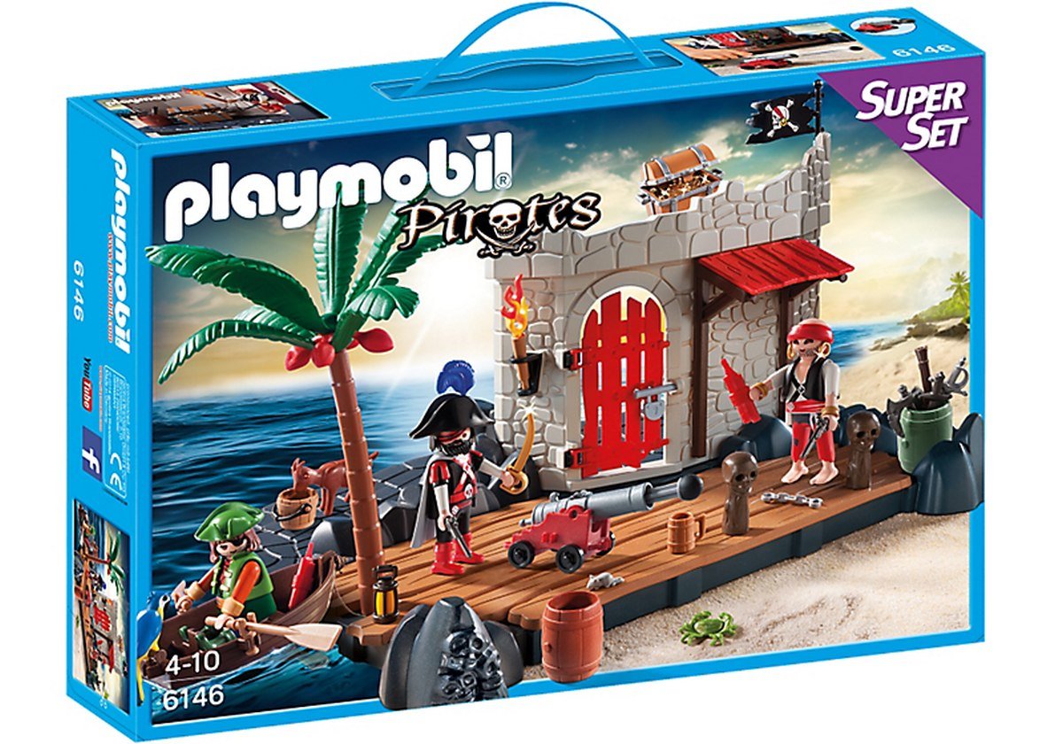 Playmobil Pirates SuperSet, klocki Twierdza piratów, 6146