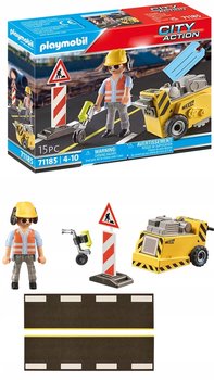 PLAYMOBIL, Pracownik budowlany z frezarką, 71185 - Playmobil