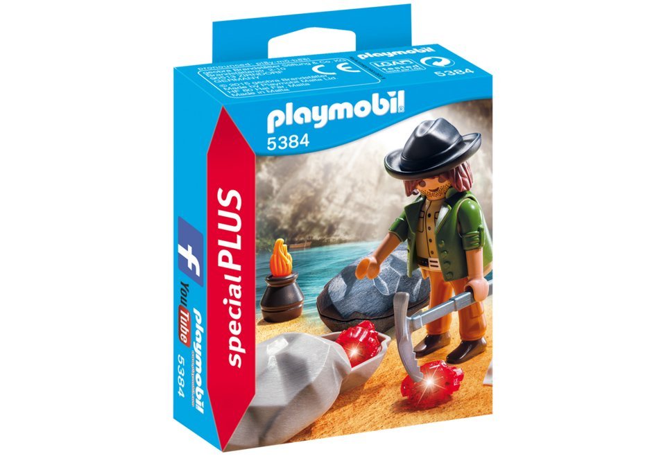 Playmobil Special Plus, klocki Poszukiwacz minerałów, 5384